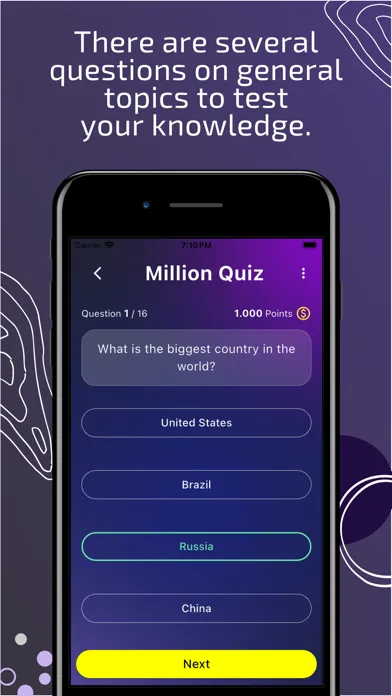 Million Quiz General Questions應用截圖