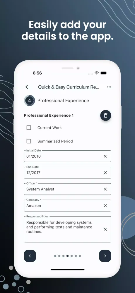 Quick & Easy Curriculum Resume應用截圖