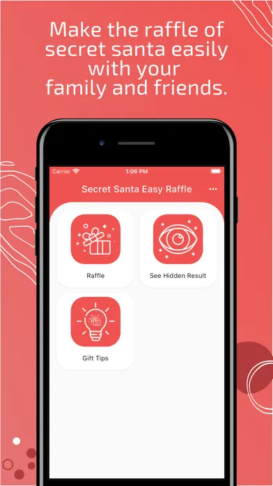 Secret Santa Easy Raffle Ekran Görüntüleri