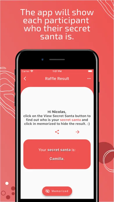 Secret Santa Easy Raffle Ekran Görüntüleri