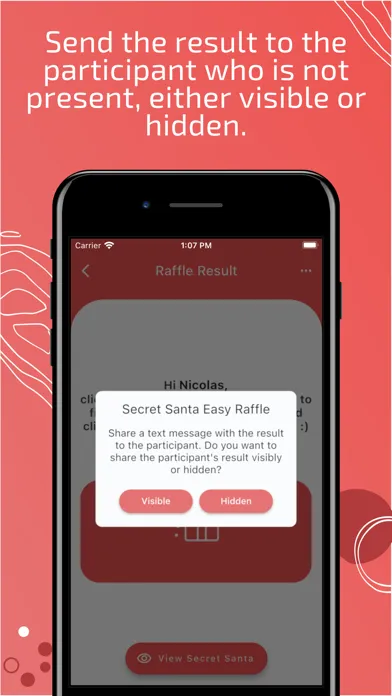 Secret Santa Easy Raffle Ekran Görüntüleri