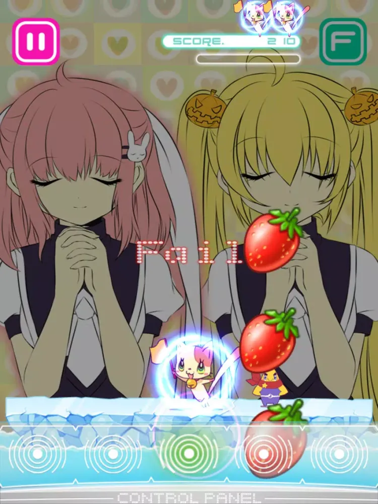 Catch fruits to the beat of music!◆CATCH PANG iPad  Screenshots