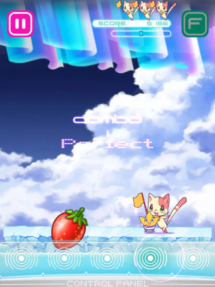 Catch fruits to the beat of music!◆CATCH PANG iPad  Screenshots