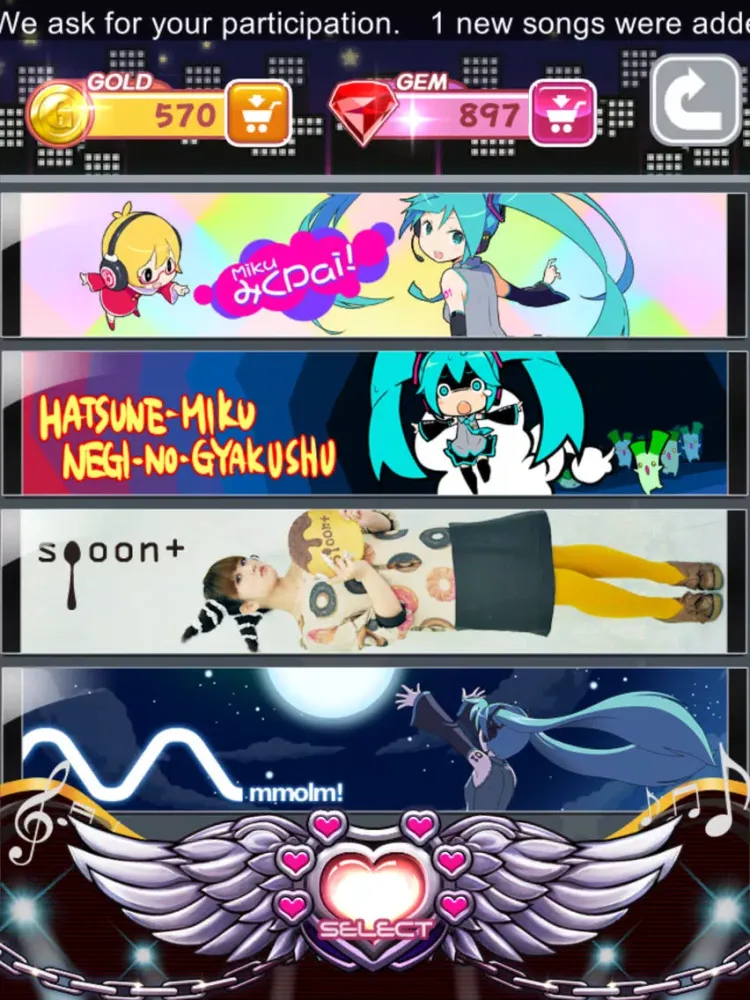 Catch fruits to the beat of music!◆CATCH PANG iPad  Screenshots