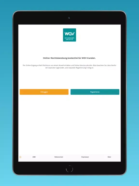 Tangkapan skrin WGVmeinRECHT iPad 