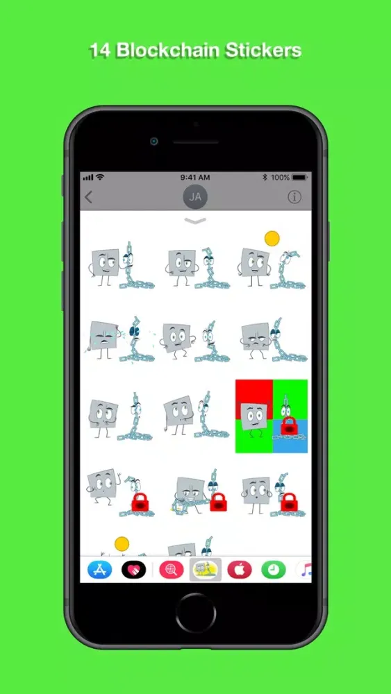 Blockchain Stickers Screenshots