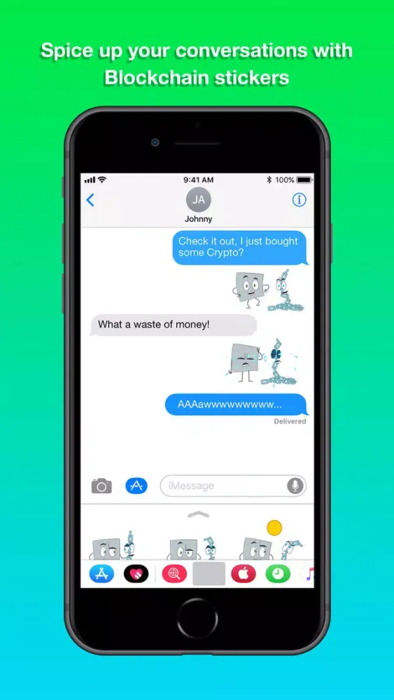 Blockchain Stickers Screenshots
