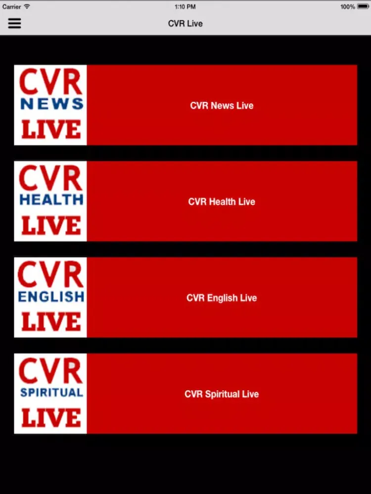 CVR Group iPad  스크린샷