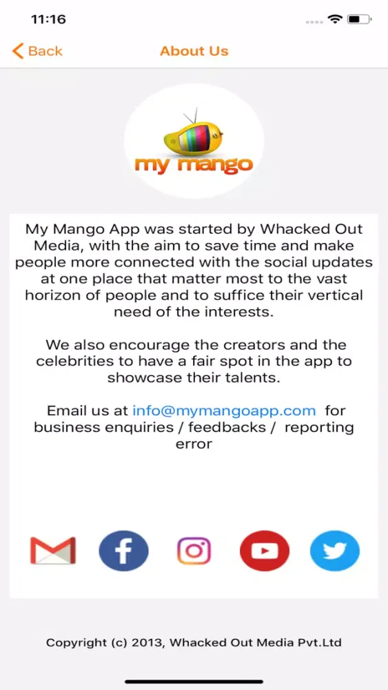Captures d'écran de My Mango