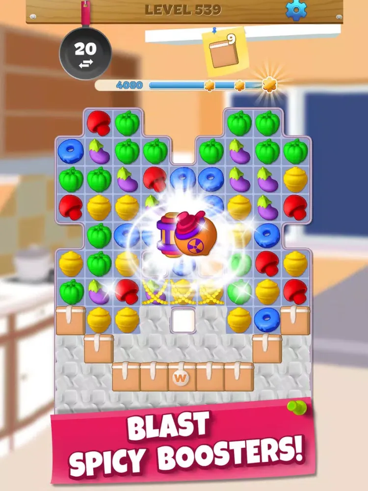 Wonder Chef: Match-3 Puzzle iPad  स्क्रीनशॉट