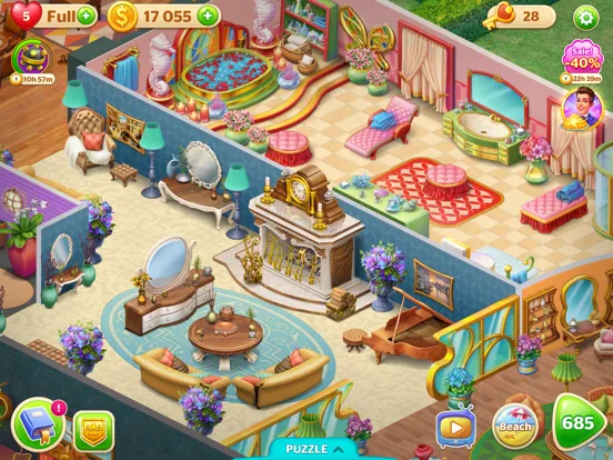 تصاویر Hotel Blast: Renovation Story iPad 