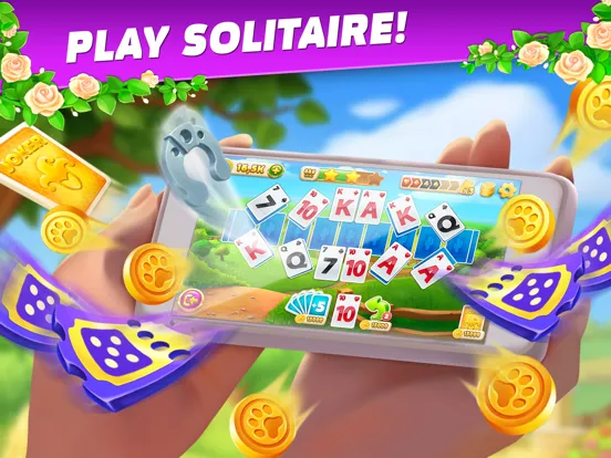 Solitaire: Texas Village iPad  Screenshots