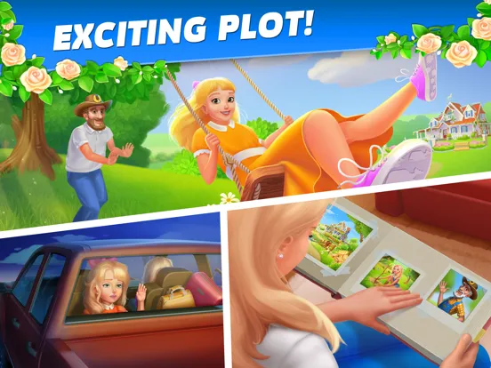 Solitaire: Texas Village iPad  Screenshots