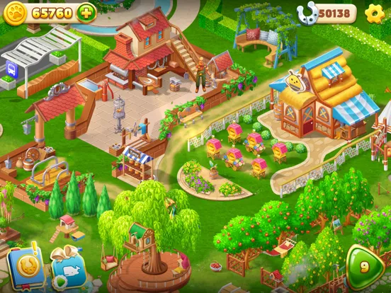 Solitaire: Texas Village iPad  Screenshots