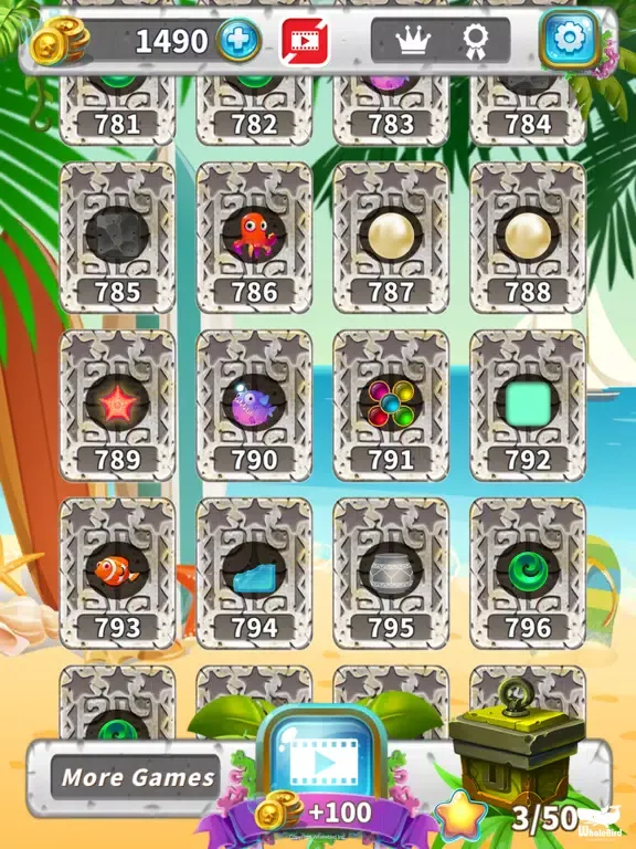 Jewel Aloha- Match 3 Puzzle iPad  سکرین شاٹس