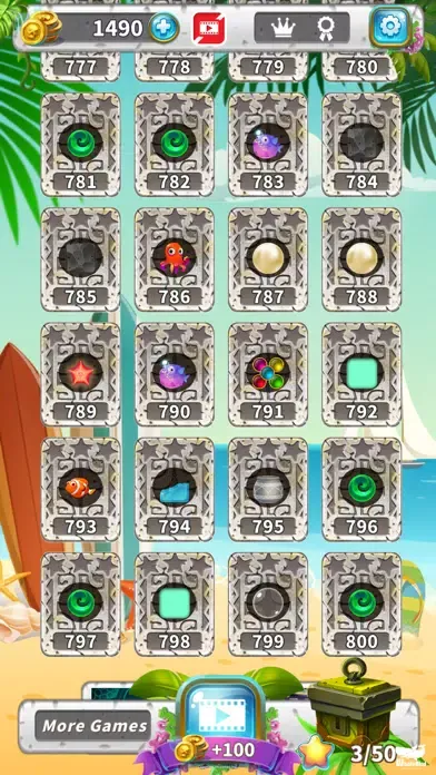 Jewel Aloha- Match 3 Puzzle سکرین شاٹس
