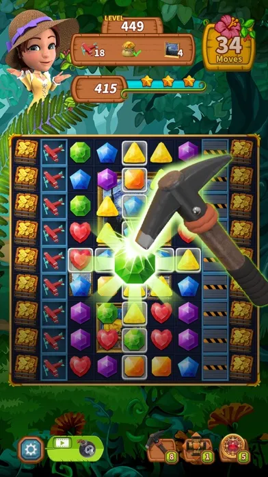 ภาพหน้าจอของ Jewel Park - Match 3 Puzzle