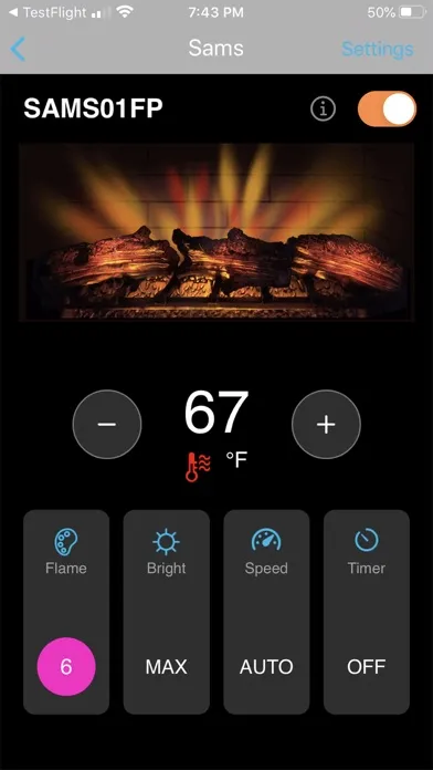 Whalen Premier Fireplace スクリーンショット