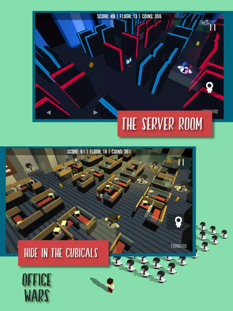 Скриншоты The Office Wars iPad 
