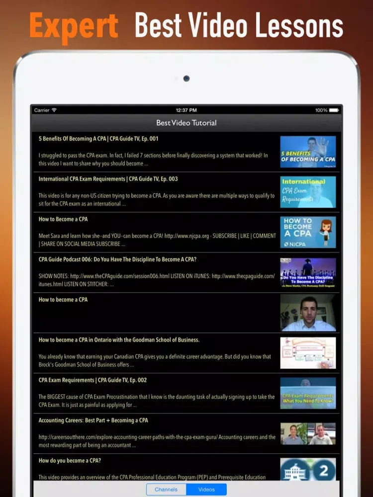 How to Become a CPA:Basics and Study iPad  스크린샷