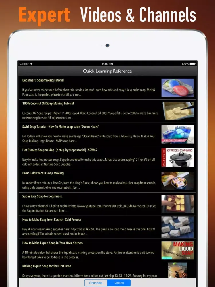 Soap Crafting:Making Basics and Recipes,Techniques iPad 应用截图