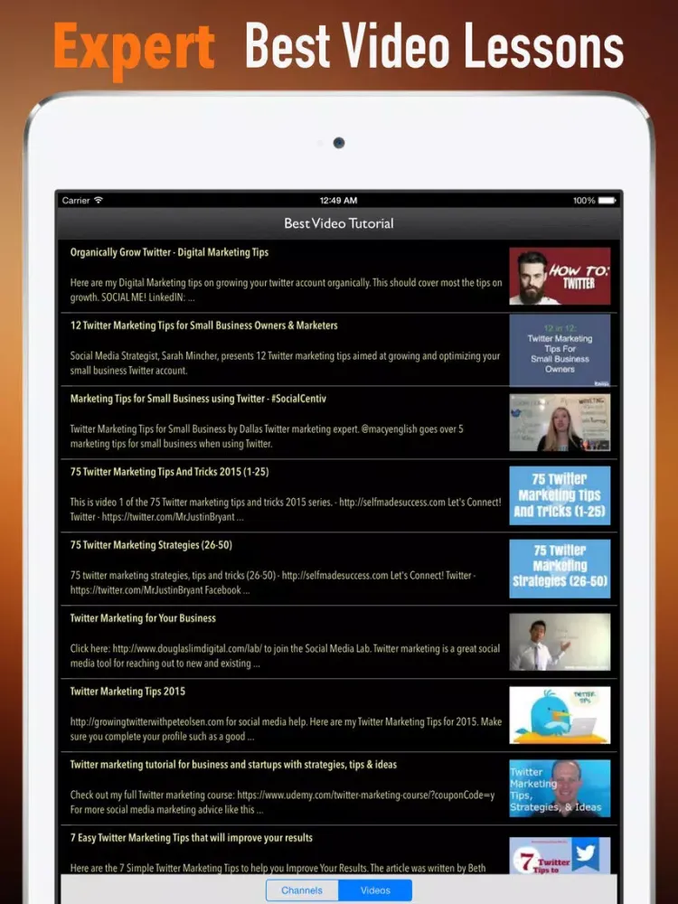 صور How to market a Business on Twitter:Marketing Tips and Social Media Guide iPad 