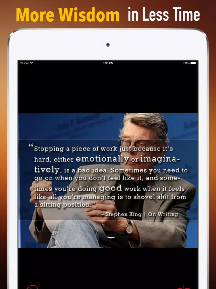 Captures d'écran de Practical Guide for On Writing:Key Insights iPad 
