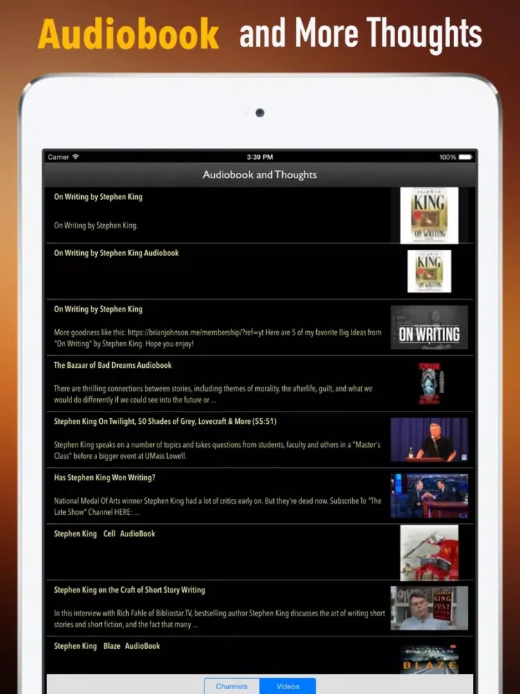 Captures d'écran de Practical Guide for On Writing:Key Insights iPad 