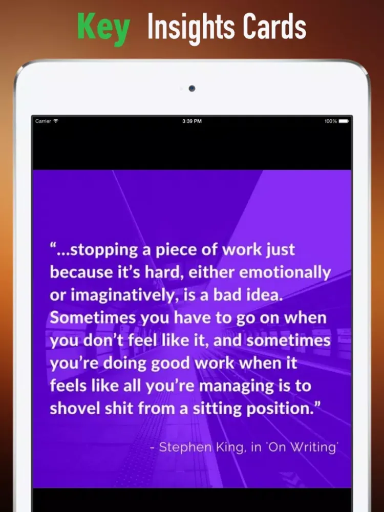 Captures d'écran de Practical Guide for On Writing:Key Insights iPad 