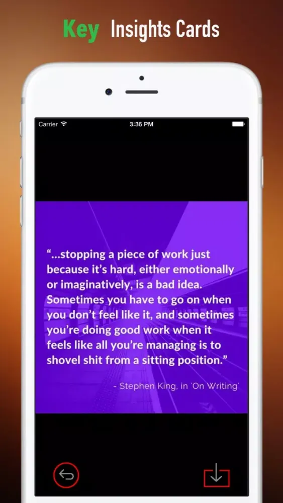 Captures d'écran de Practical Guide for On Writing:Key Insights
