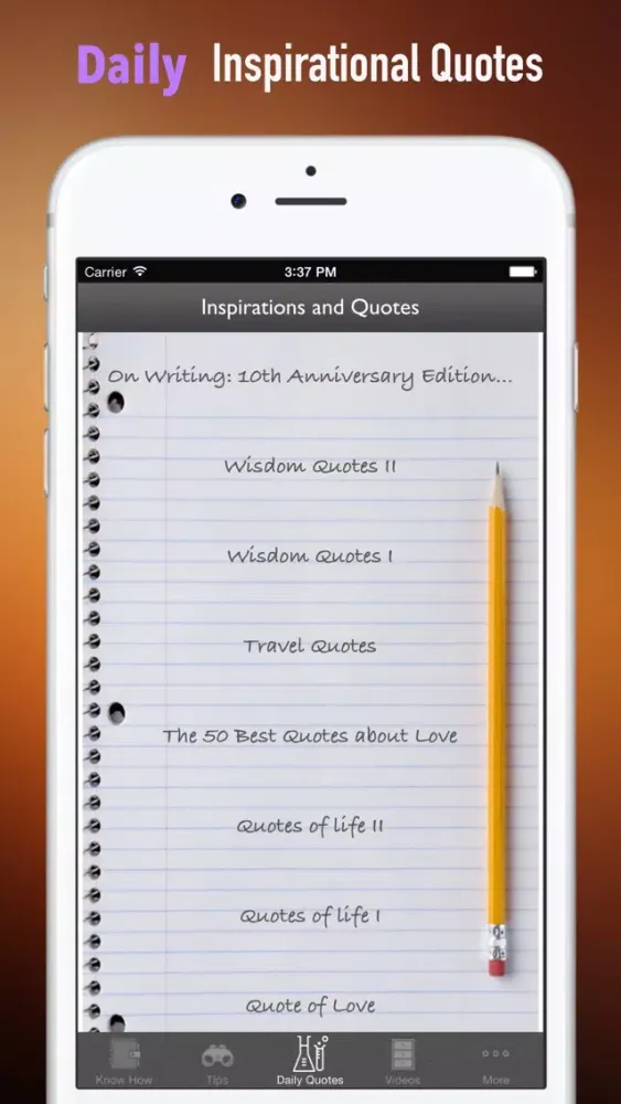 Captures d'écran de Practical Guide for On Writing:Key Insights