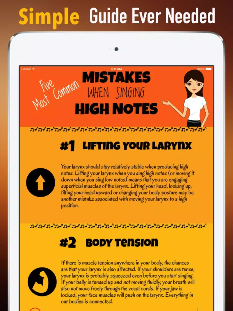 صور Singing Tips:New Approach and Sight Singing iPad 