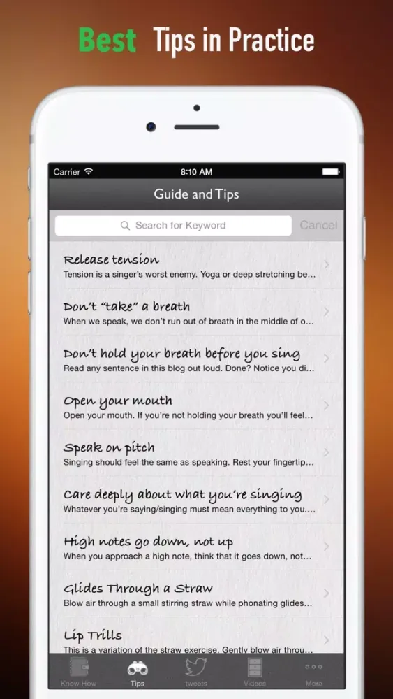 صور Singing Tips:New Approach and Sight Singing