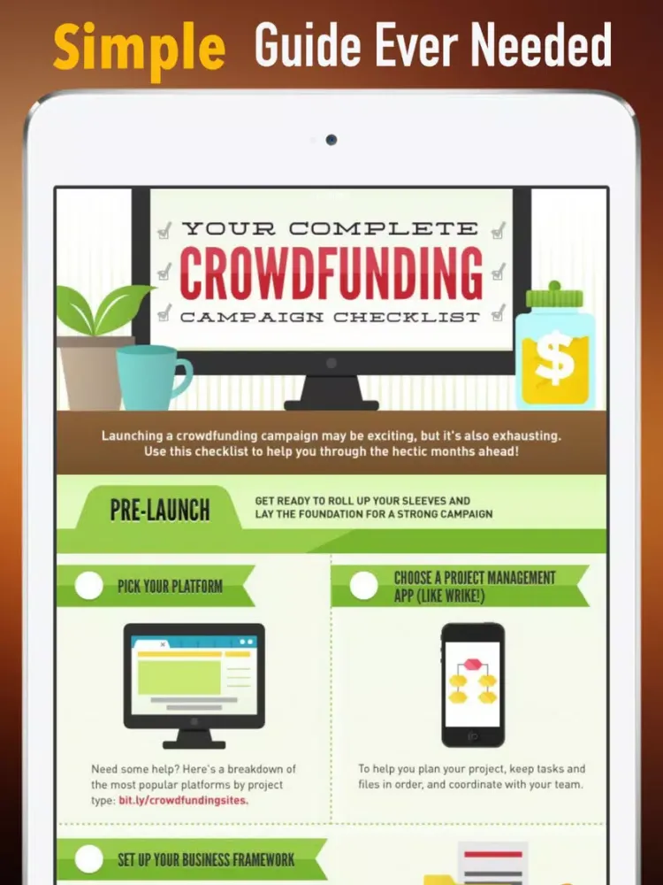 Captures d'écran de Crowdfunding 101:Startup Funding and Business iPad 