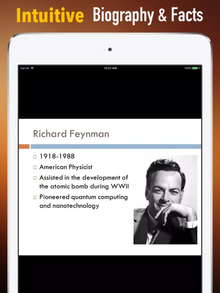 صور Biography and Quotes for Richard Feynman iPad 