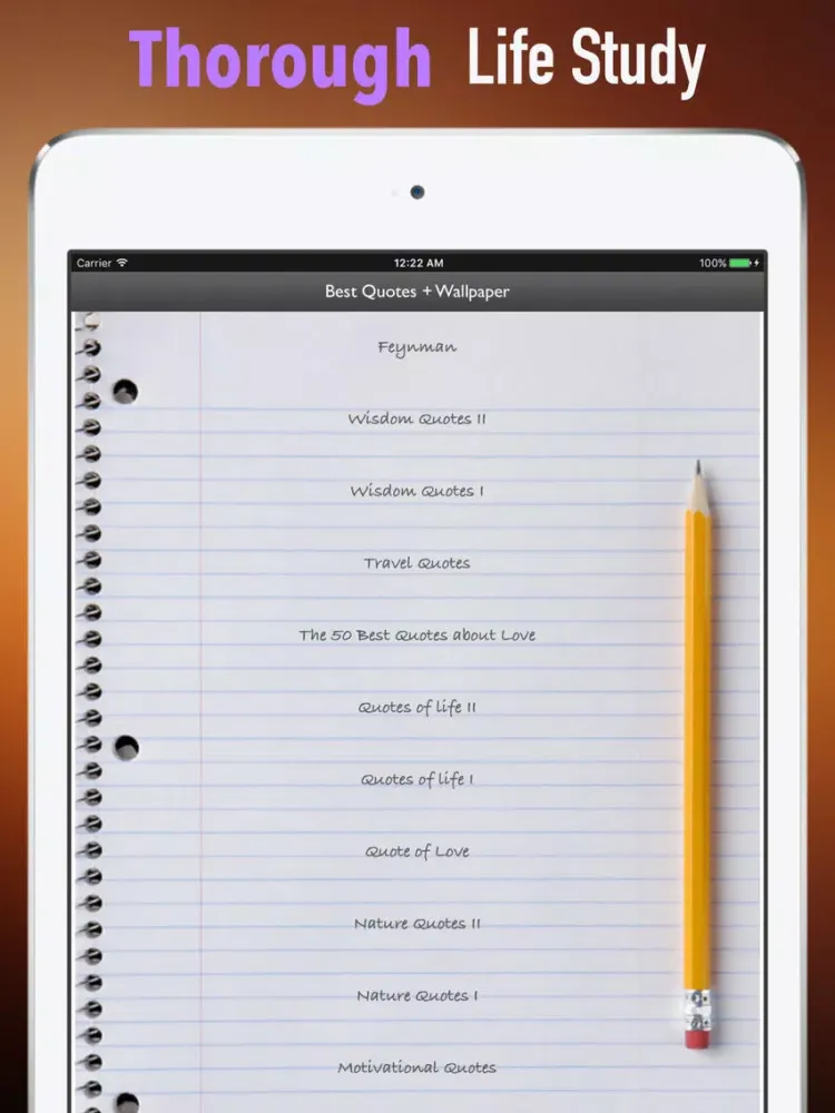 صور Biography and Quotes for Richard Feynman iPad 