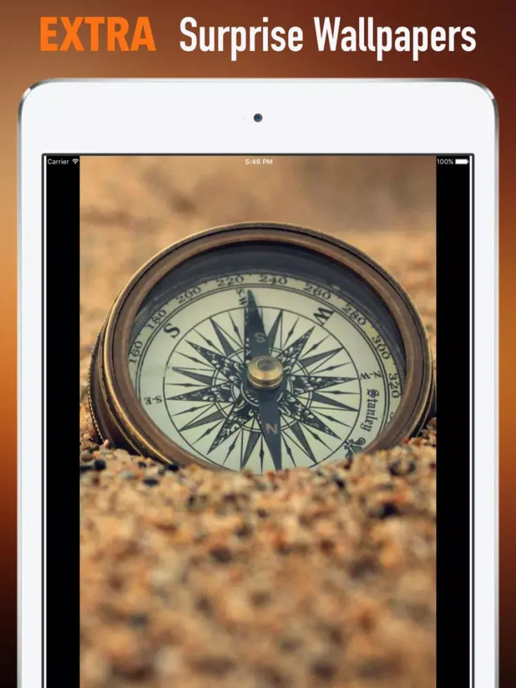 Compass Wallpapers HD: Quotes Backgrounds iPad 應用截圖