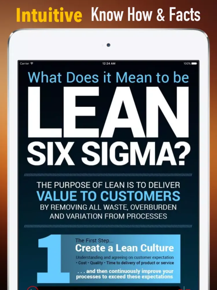 Ảnh chụp màn hình của Six Sigma Guidance|Glossary and Free Video Lessons iPad 