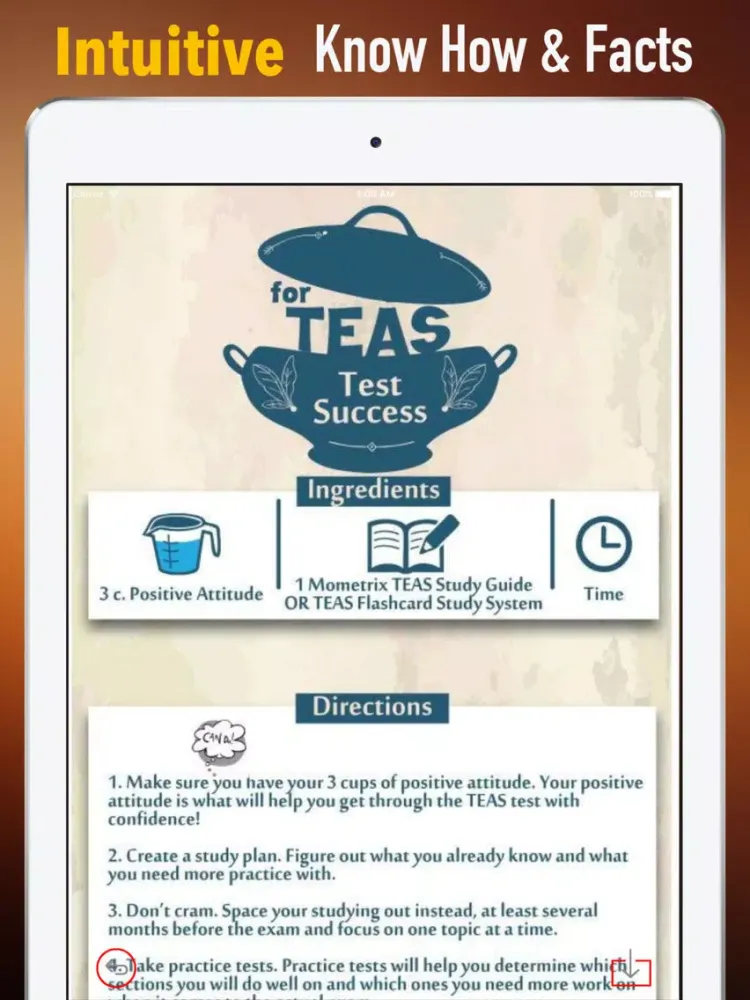 TEAS Test Glossary-Flashcard and Basic Study Guide iPad  スクリーンショット