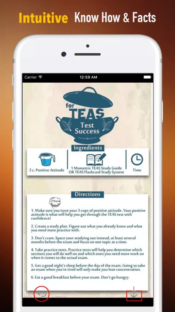 TEAS Test Glossary-Flashcard and Basic Study Guide スクリーンショット