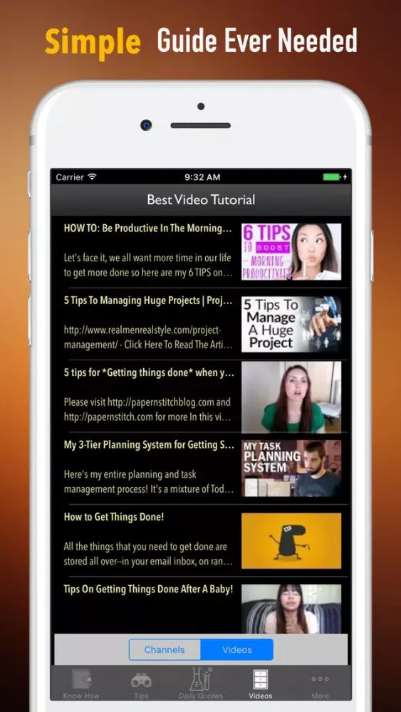 Capturas de tela do Getting Things Done-Tips and Tutorial