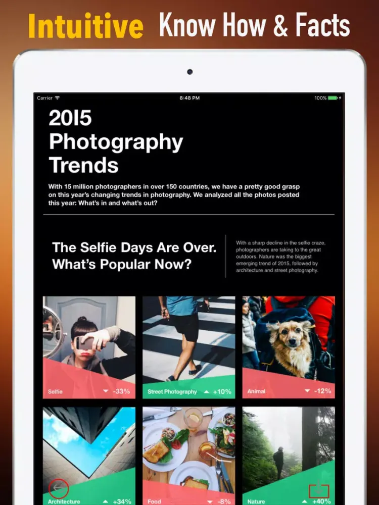Capturas de tela do Photography Lighting for Beginners-Guide and Tips iPad 