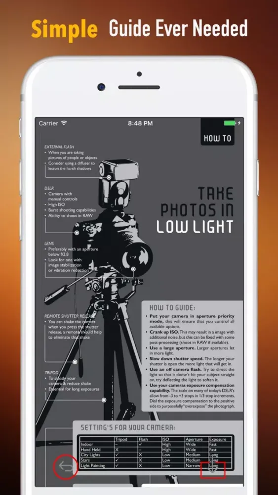 Capturas de tela do Photography Lighting for Beginners-Guide and Tips