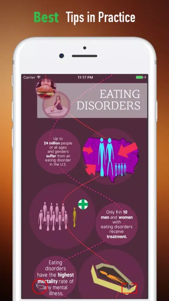 Zrzuty ekranu Eating Disorders Tips-Intuitive Eating and Guide