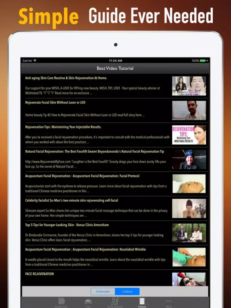 Facial Rejuvenation Guide-Total Approach and Tips iPad  سکرین شاٹس