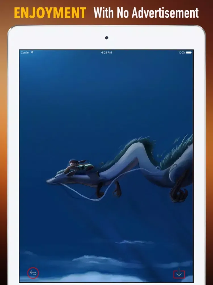 Wallpapers HD for Hayao Miyazaki Art- Quotes iPad 应用截图