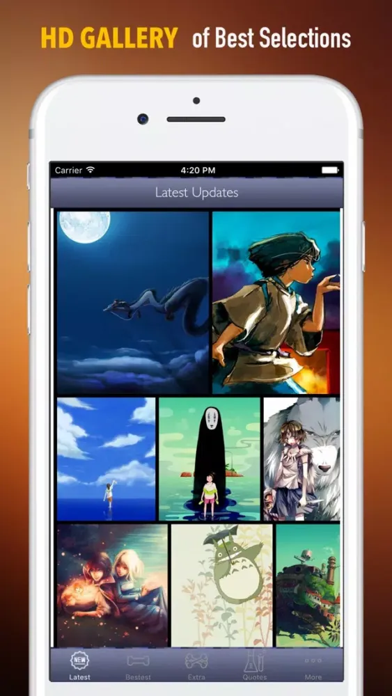 Wallpapers HD for Hayao Miyazaki Art- Quotes应用截图