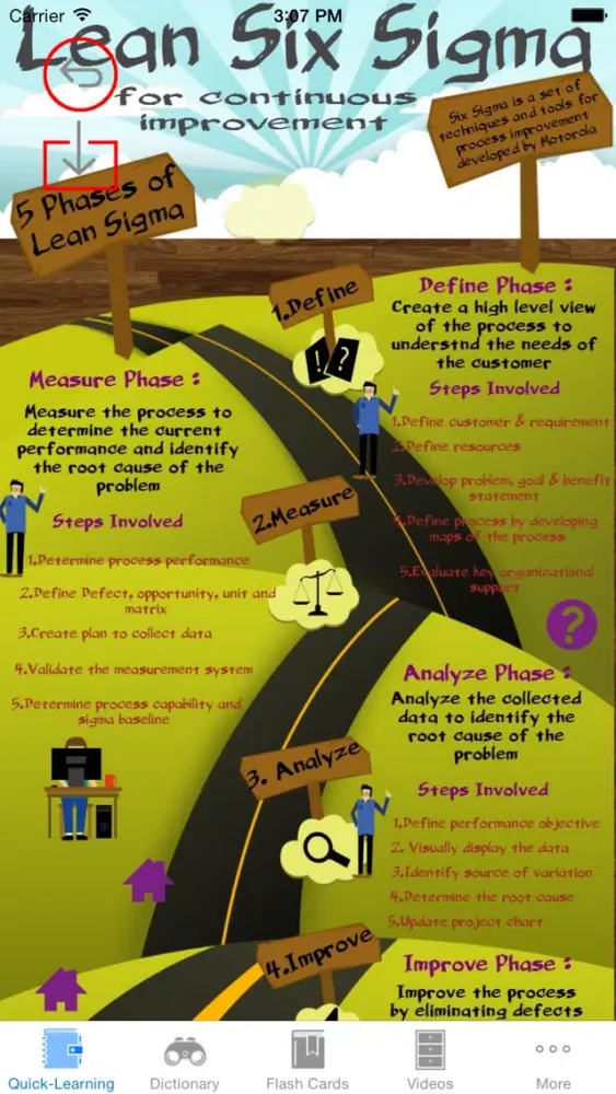 6 Sigma Guidance: Six Sigma Cheat Sheets with Glossary and Free Video Lessons Ekran Görüntüleri