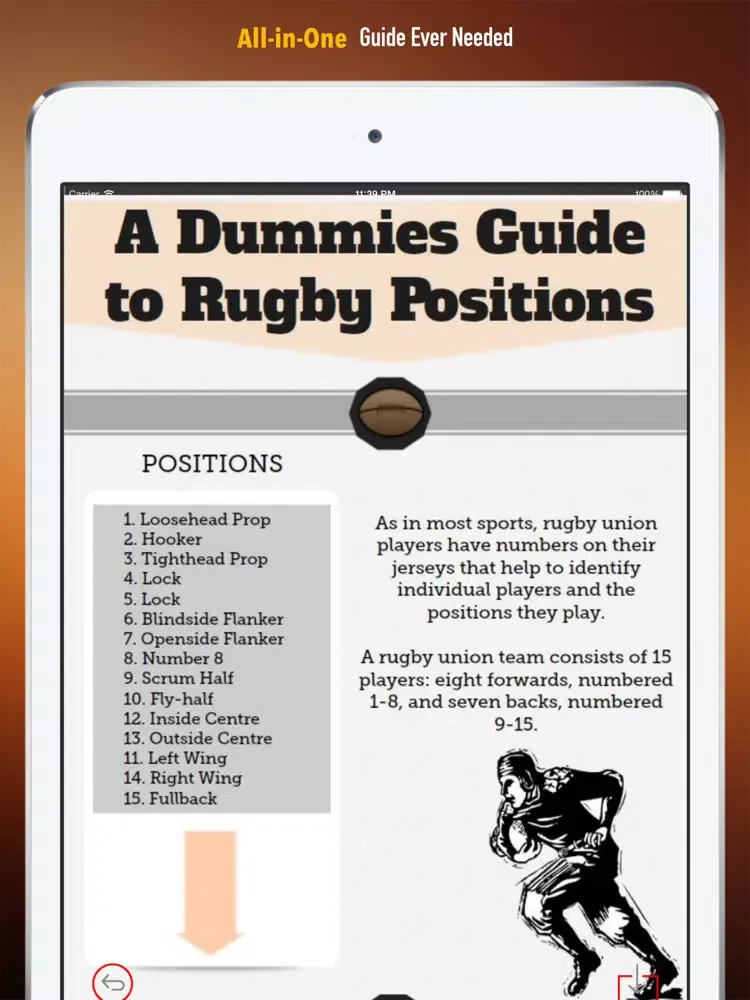 Rugby 101: Quick Learning Reference with Video Lessons and Glossary iPad  Screenshots
