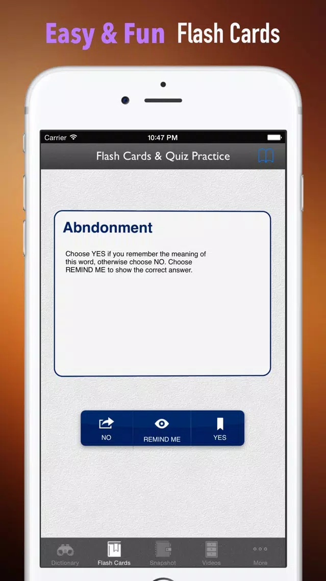 Real Estate Exam Study Guide: Test Prep Courses with Glossary Flashcards Screenshots